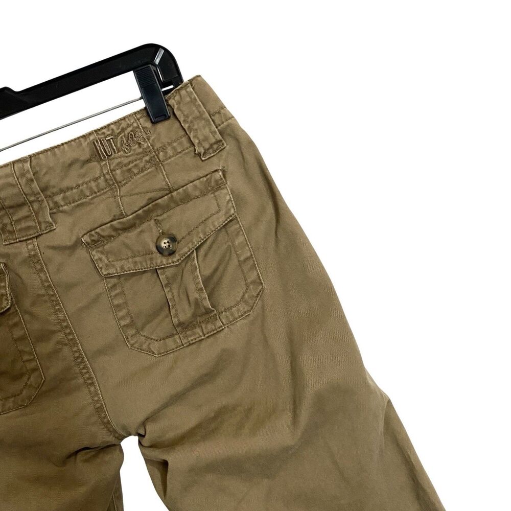 Kut From The Kloth Capri Crop Pants Womens Size 4 Brown Khaki Chino Mid Rise - Picture 6 of 6